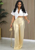 Women's Clothing Autumn and Winter Beauty Strip Fashion Casual Pants