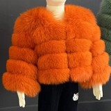 Children's winter warm Faux fur long sleeve jacket