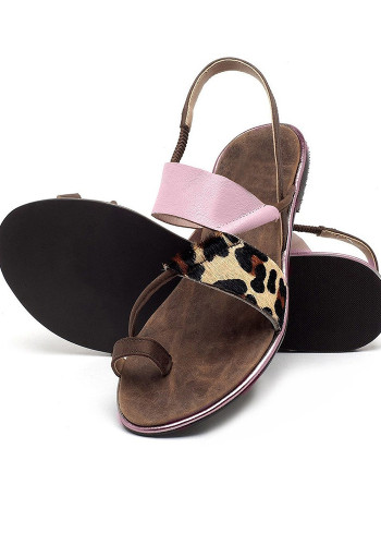Women Boho Sandals Peep-Toe Shoes