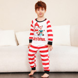 Christmas Family Wear Striped Print Pajama Set