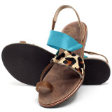 Women Boho Sandals Peep-Toe Shoes