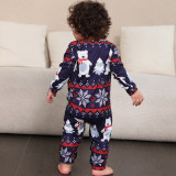 Christmas Family Wear Snowman Print Pajama Set