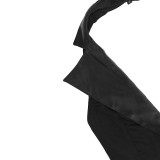 Women's Sexy Sleeveless Halter Low Back  High Waist Tight Fitting Long Dress