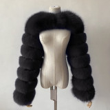 Fashionable Autumn And Winter Women's Cape Fur Coat