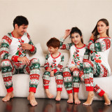 Christmas Parent-Child Pajamas Set Digital Printing Parent-Child Sleepwear