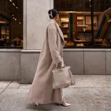 Women Autumn and Winter Warm Long Sleeve Turndown Collar Jacket