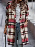 Women Long Sleeve Pocket British Style Jacket