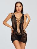 Women Shoulder Straps Hollow See-Through Sexy Lingerie