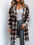 Women Long Sleeve Pocket British Style Jacket