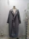 Women Autumn and Winter Warm Long Sleeve Turndown Collar Jacket