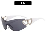 Sunglasses Rimless One-Piece Sunglasses For Women