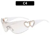 Sunglasses Rimless One-Piece Sunglasses For Women
