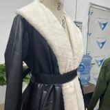 Women winter furry Faux warm jacket