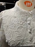 Plus Size Women Lace Embroidered Loose Shirt Dress