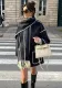 Women's Autumn And Winter Fashion Woolen Coat Loose With Scarf And Tassels For Women