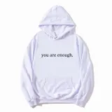 Women's Letter Print Long Sleeve Oversized Loose Fleece Hoodies