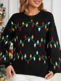 Christmas Sweater Women's Pullover Loose Christmas Knitting Shirt