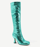 Winter High Boots For Women Stiletto Heels Square Toe Long Boots For Women