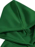 Women's Letter Print Long Sleeve Oversized Loose Fleece Hoodies