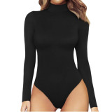 Women's Casual Basic Top Long Sleeve Tight Fitting Body