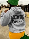 Autumn And Winter Letter Printed Casual Loose Hoodies