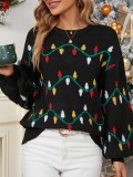 Christmas Sweater Women's Pullover Loose Christmas Knitting Shirt