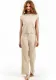 Plus Size Summer Women Loose Casual Solid Top and Pant Two-piece Set