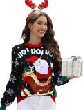 Christmas Women Santa Claus Long Sleeve Sweater