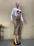 Women Casual Leopard Print Skirt