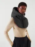 Autumn And Winter Women's Clothing Fashionable And Versatile Clothing Accessories Hooded Fake Collar Vest