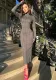 Autumn Fashion Solid Color Tight Fitting Long Sleeve Chic Knitting Women's Bodycon Dress