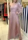 Autumn And Winter Party Slash Shoulder Slit Dress Loose Casual Women's Dress