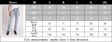 Women High Waist Washed Casual Style Denim Pants