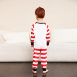 Family Wear striped print Pajama two-piece set