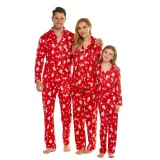 Christmas Family Wear Lounge Clothes Printed Pajama Two-piece Set