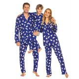 Christmas Family Wear Lounge Clothes Printed Pajama Two-piece Set