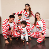 Family Wear striped print Pajama two-piece set