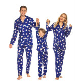 Christmas Family Wear Lounge Clothes Printed Pajama Two-piece Set