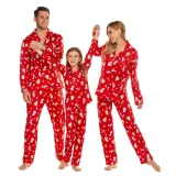 Christmas Family Wear Lounge Clothes Printed Pajama Two-piece Set