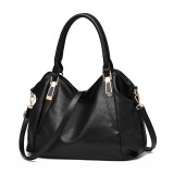 Women soft leather handbag large capacity Women bag middle-aged Women shoulder crossbody bag