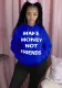 Casual Hoodies Letter Hooded Top
