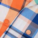 Women's Autumn Fashion Casual Multi-Color Plaid Patchwork Long Jacket