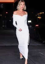 Women Sexy Off Shoulder Formal Party Dress