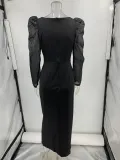 Autumn Long Sleeve Slim Fit Sexy Long Dress