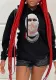 Autumn And Winter Women's Tops Printed Loose Hoodies