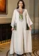Jalabiya Dubai Sequin Embroidered Robe Ramadhan Muslim Women Clothing Indonesia Abaya
