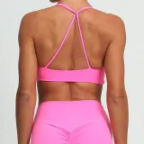 Women Quick Drying Sports Bra Outdoor Running Yoga Top