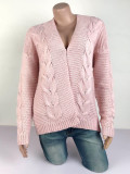 Autumn And Winter Sweaters Warm Knitting Cardigan Tops For Women