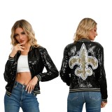 Women's Spring And Autumn Chic Short Sequined Jacket