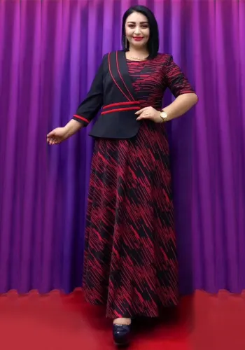 African Women Clothing Plus Size Women Clothing Chic Career Career Jacket Dress Two Piece Set